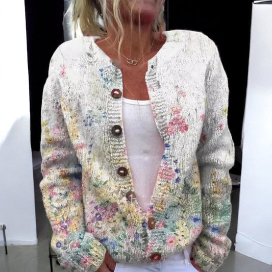 Talia™ | Floral Print Cardigan