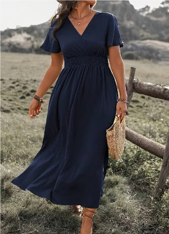 Mary™ | Elegant Summer Dress with V-Neck