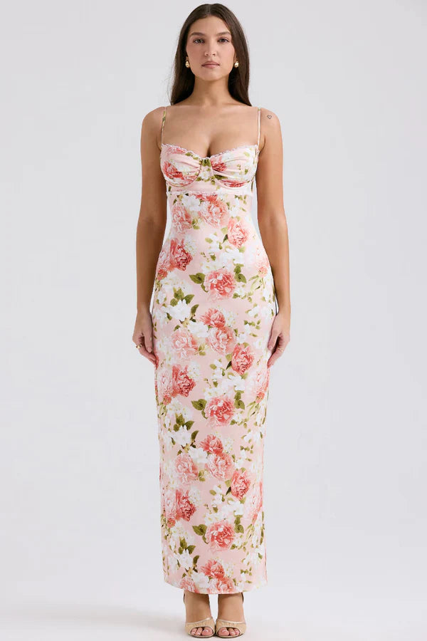 Marjolein - Floral Dress with Split