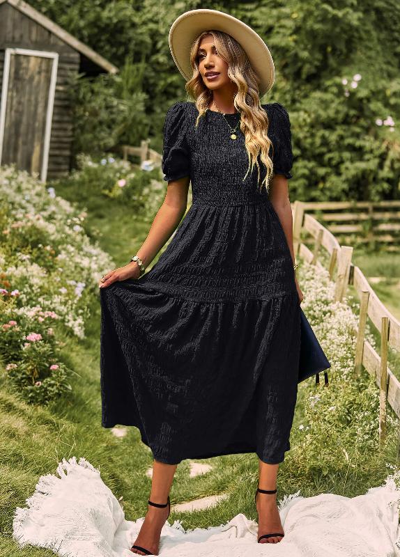 Isla™ | Romantic Smocked Maxi Dress