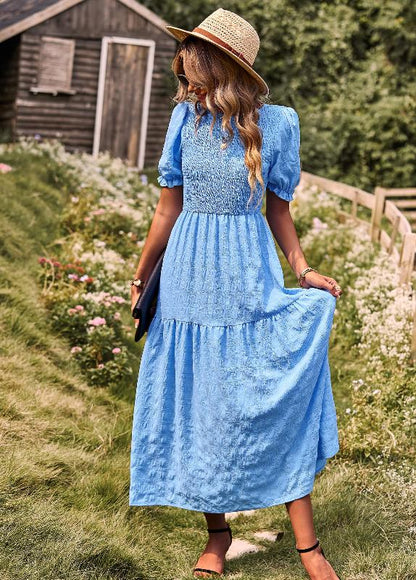 Isla™ | Romantic Smocked Maxi Dress