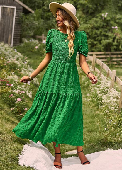 Isla™ | Romantic Smocked Maxi Dress