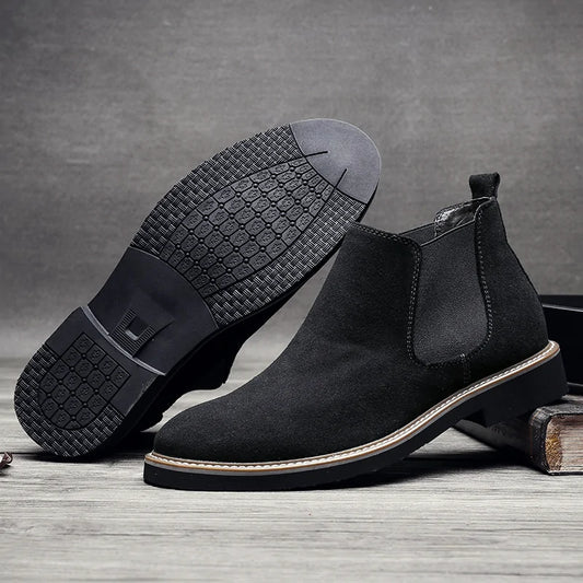 Pretyfy™ | Suede Chelsea Boots