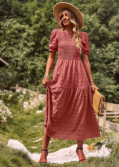 Isla™ | Romantic Smocked Maxi Dress