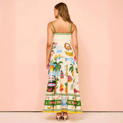 Elsie™ | Boho Floral Maxi Dress