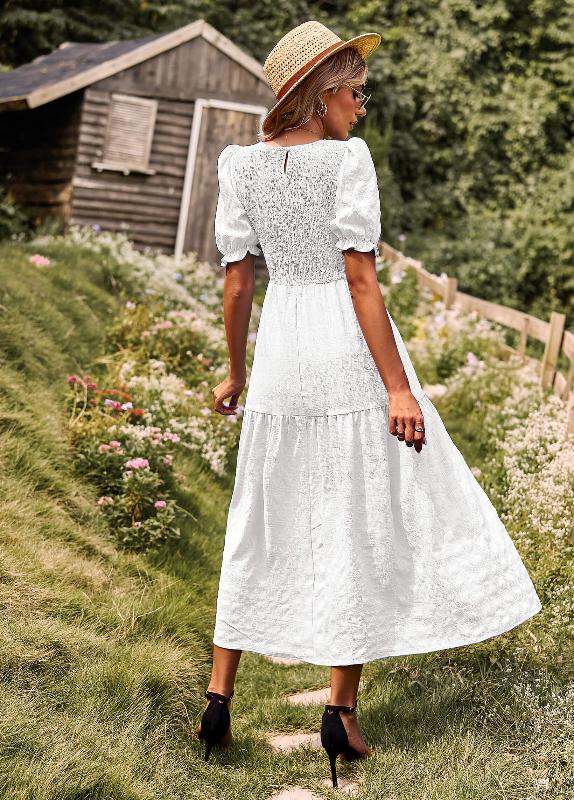 Isla™ | Romantic Smocked Maxi Dress